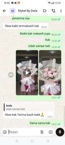 Testimonial Buket Bunga babadsari