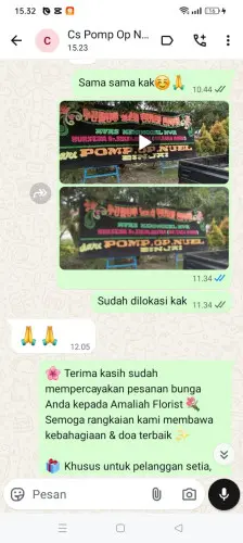 Testimonial Papan Bunga babadsari